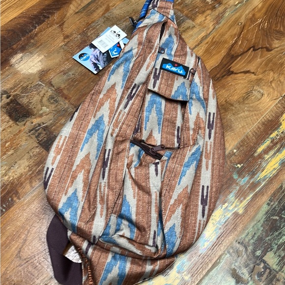 Kavu Bags Nwt Kavu Rope Sling Bagtumbleweed Ikat Poshmark